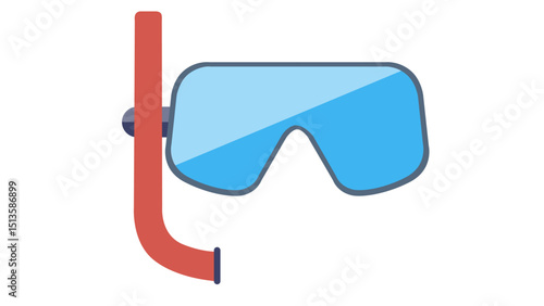 Snorkel Mask and Breathing Tube Icon