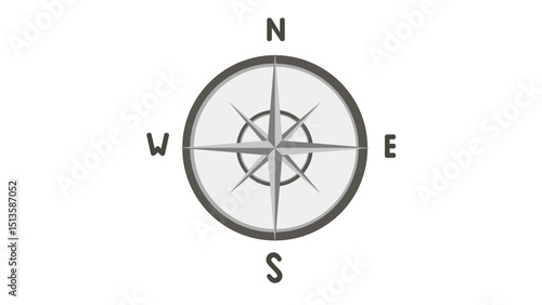 Navigation Compass Symbol Icon