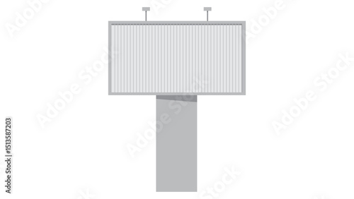 T-Shaped Billboard Advertising Sign Icon