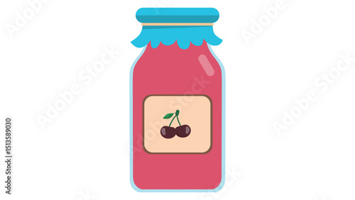Cherry Preserve Jar Icon