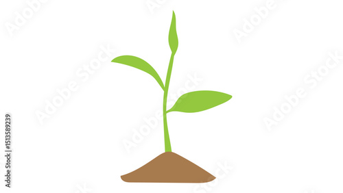 Green Sprout Seedling Icon