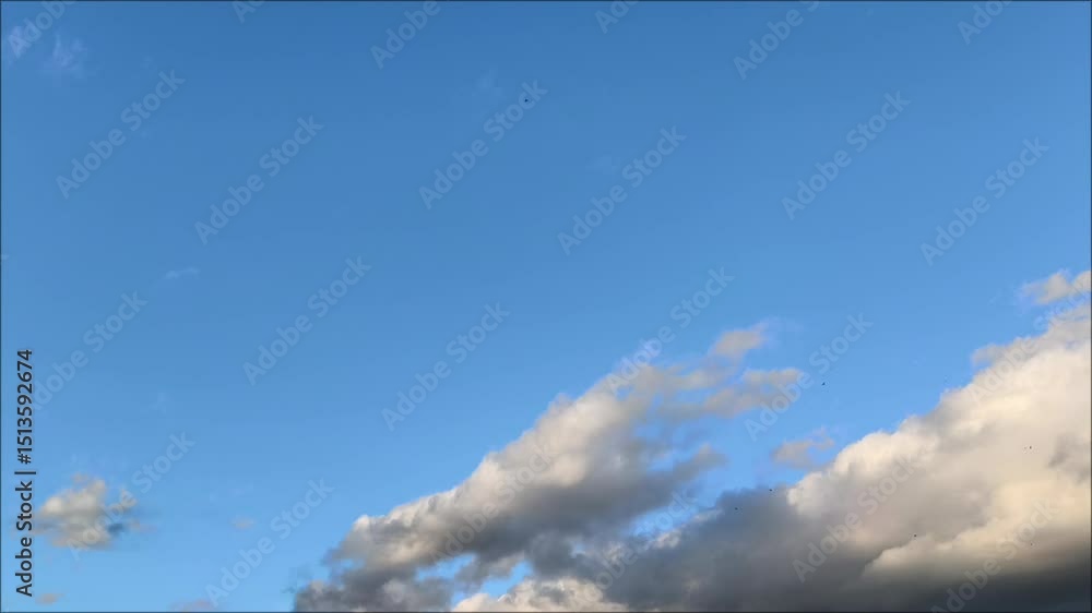 Sky with clouds at sunset Sky with clouds at sunset