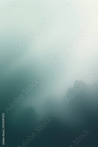 a gradient background transitioning through forest mist hues of sage green, soft gray, pale blue, and misty white with a smooth and visually appealing blend.