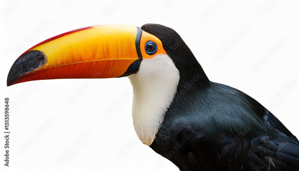 Fototapeta premium toucan isolated on white background