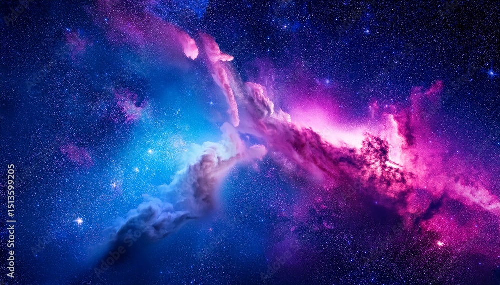 blue and pink nebula blue and pink nebula