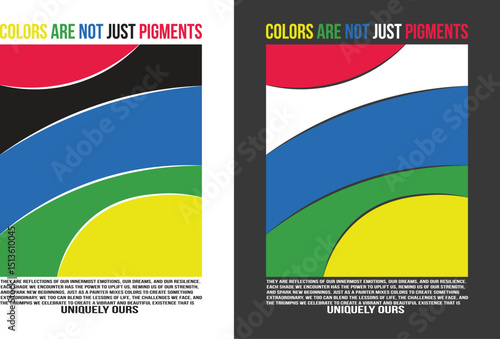 T-shirt design - color t-shirt 