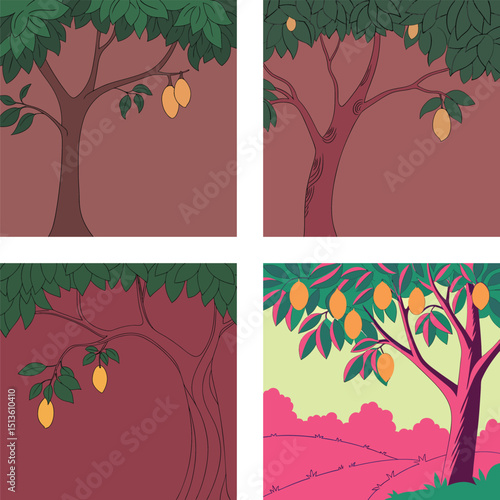 set of four seasons