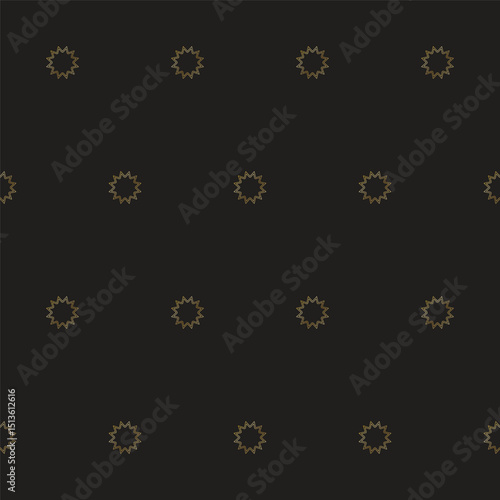 Wallpaper Mural Gold Gradient Star on Black background. Christmas or New year Party Decoration. Outline Star Seamless Pattern background. Elegant Vintage Aesthetic Boho Textile Print. Wrapping Paper, Baby Wall Art  Torontodigital.ca