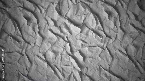 Textured Folded Paper With Gray Lighting Effect