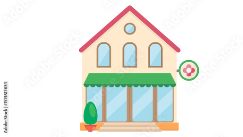 wooden toy house