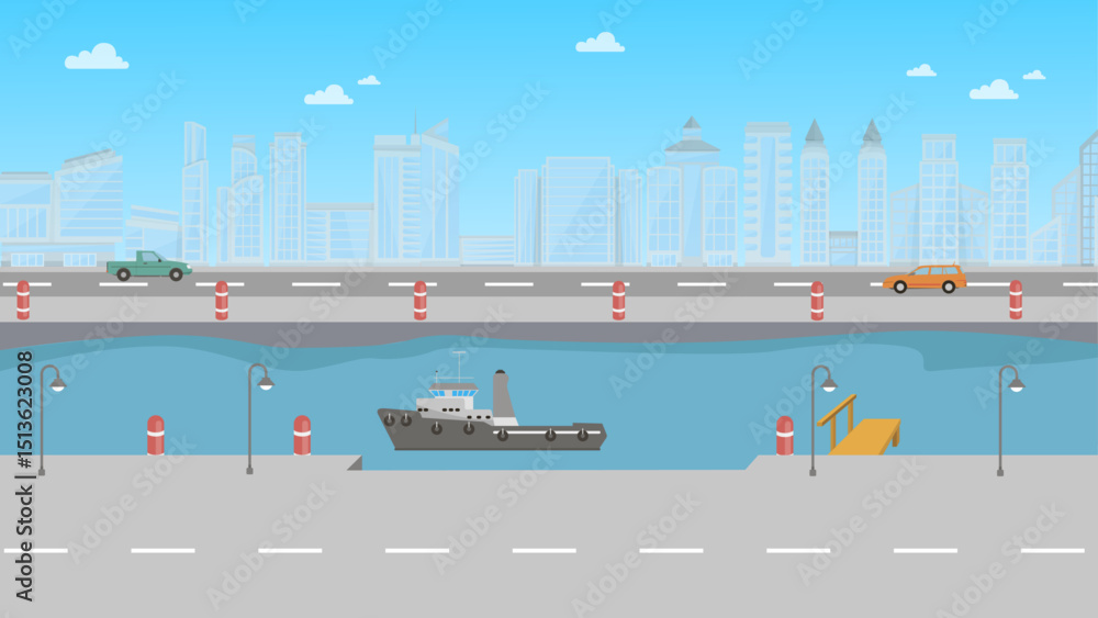 Obraz premium oil refinery plant