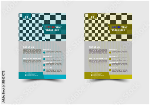 modern flyer design 
