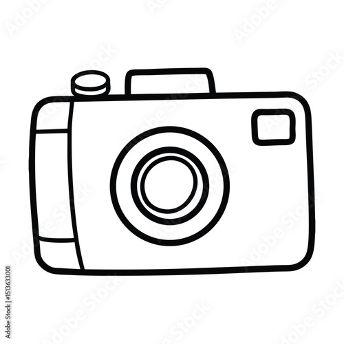 Hand Drawn Camera Icon Design