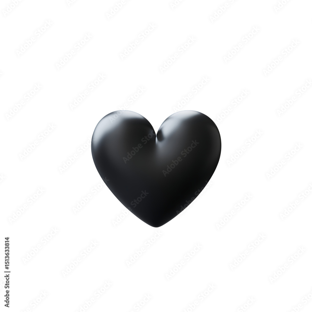 A sleek silver heart reflecting quiet hope against the darkness a symbol on transparent background A sleek silver heart reflecting quiet hope against the darkness a symbol on transparent background