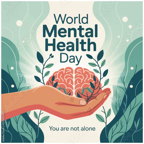 Promoting awareness, support, and wellness for all on World Mental Health Day.
