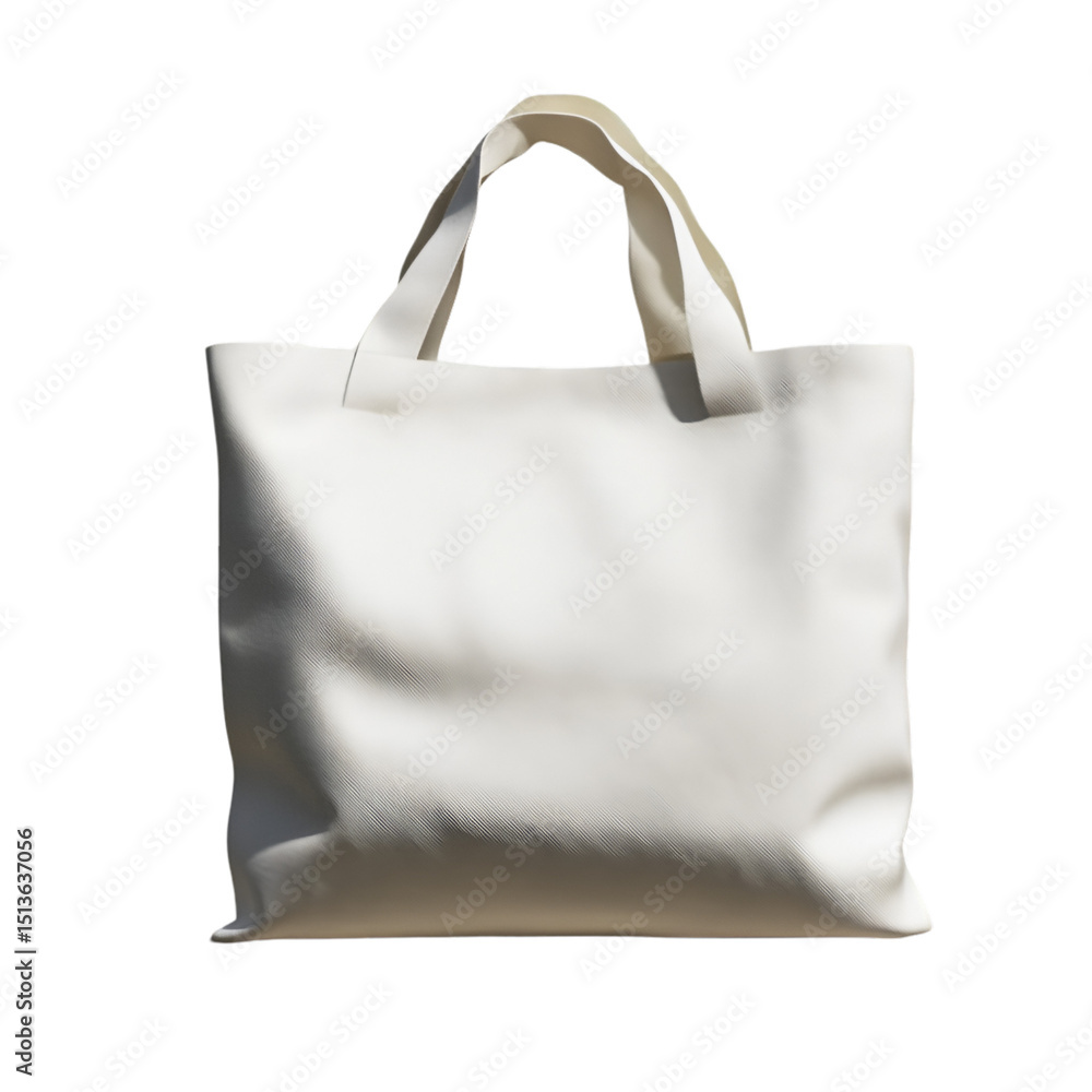 Blank White Tote Bag Mockup - Isolated on Black Background Blank White Tote Bag Mockup - Isolated on Black Background