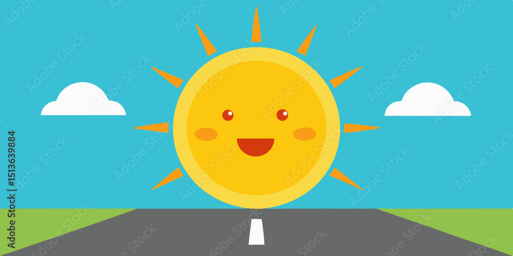 Fototapeta premium sun and moon