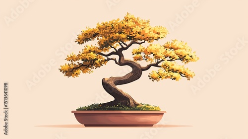 Bonsai Tree Illustration (87)