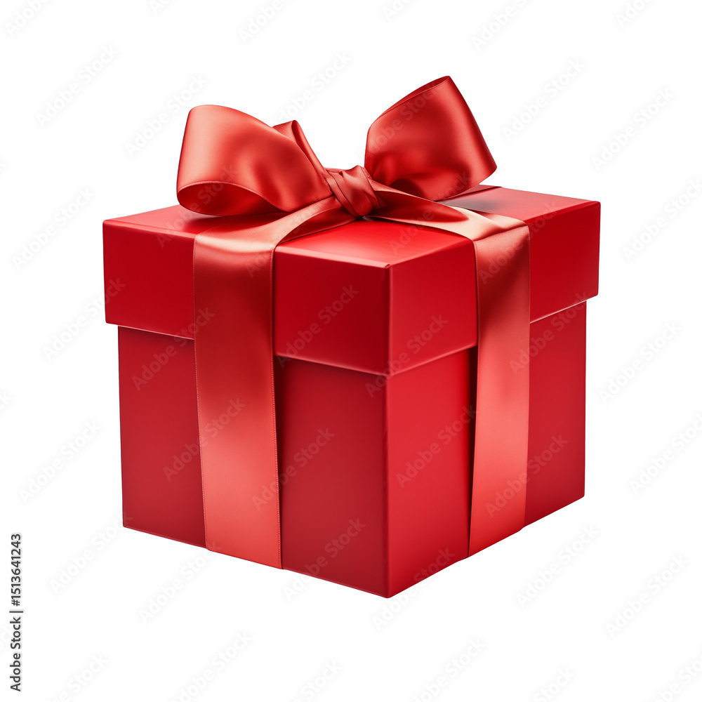 Obraz premium red gift box