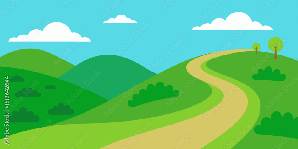 Obraz premium landscape with mountains