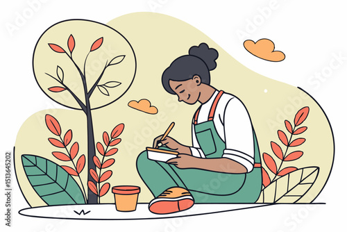 Nurturing Emotional Wellness Finding Peace Through Nature Journaling and Art