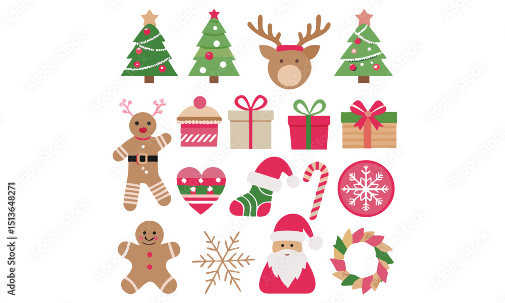 christmas element vector christmas element vector