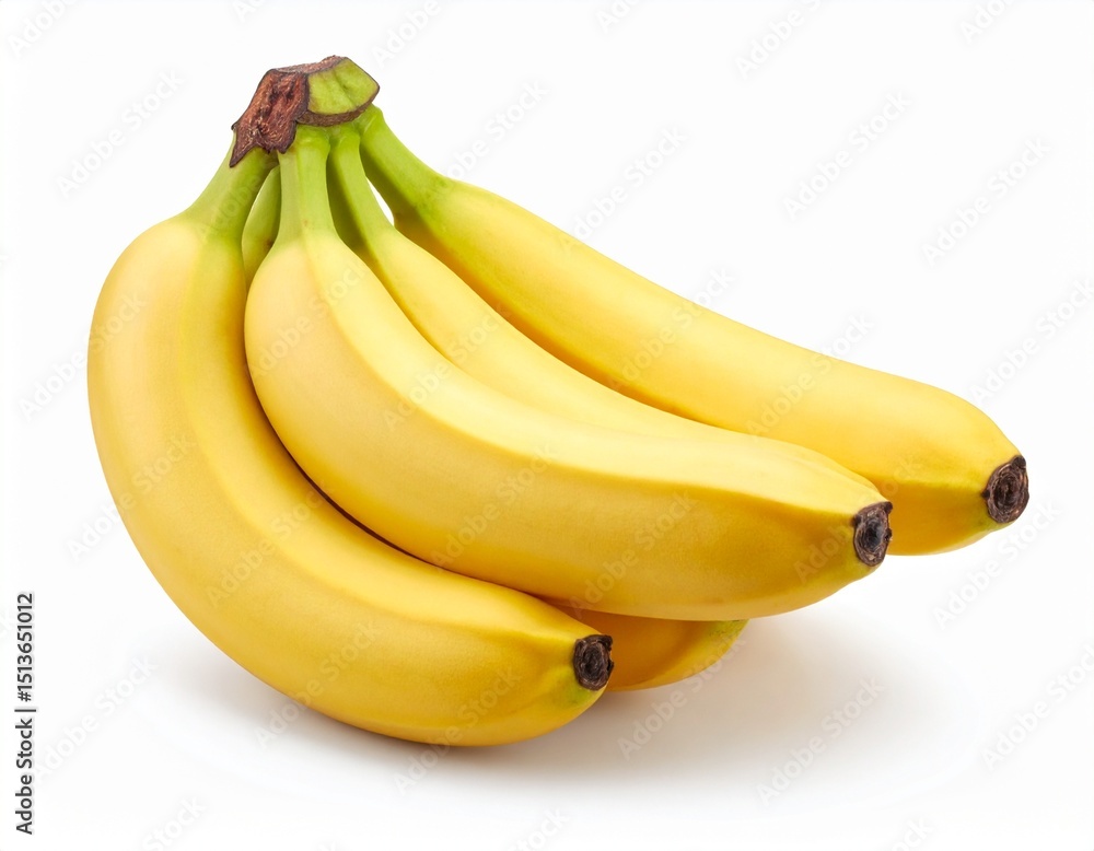Bunch of bananas isolated on white background Bunch of bananas isolated on white background