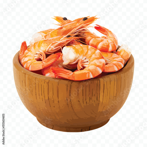 shrimp on a plate