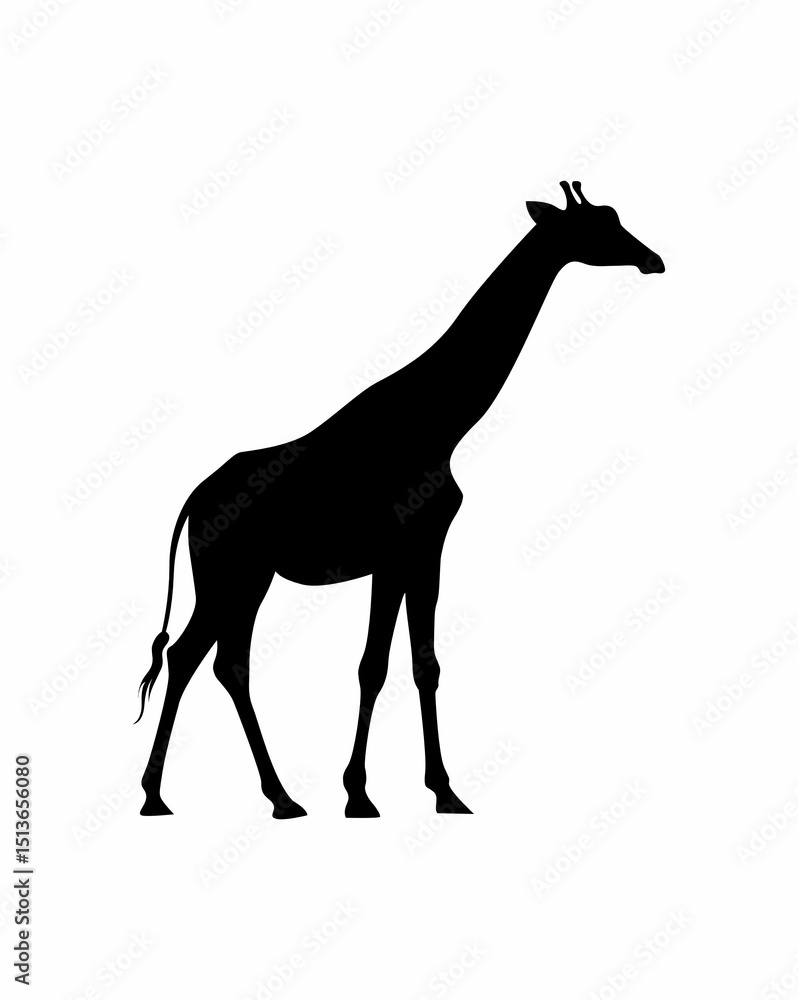 Fototapeta premium giraffe silhouette