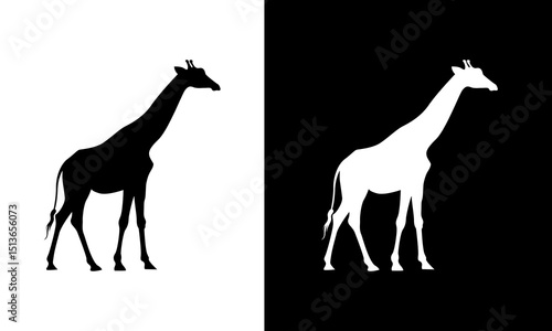 giraffe silhouette.eps