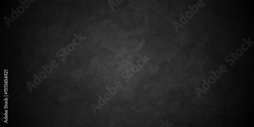 Black texture chalk board and black board background. stone concrete texture grunge backdrop background anthracite panorama. Panorama dark grey black slate background or texture.	
