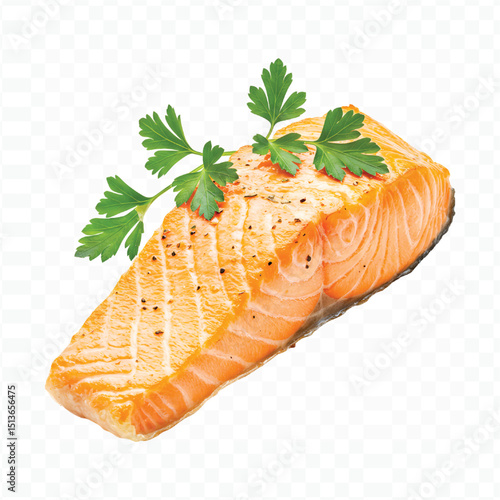 salmon fillet with lemon