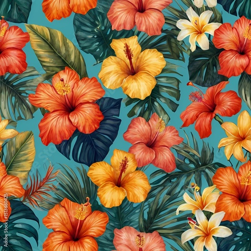 Wallpaper Mural colorful flowers background Torontodigital.ca