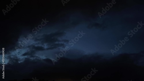 Strange cloud turning dark at night