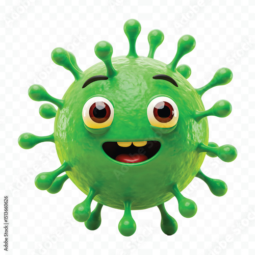 3d rendered illustration of a green alien