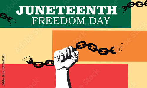 Juneteenth vector