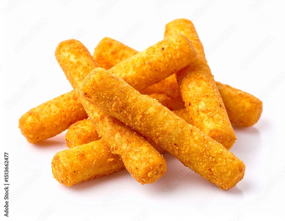 Pile of tasty cheese sticks isolated on white background Pile of tasty cheese sticks isolated on white background