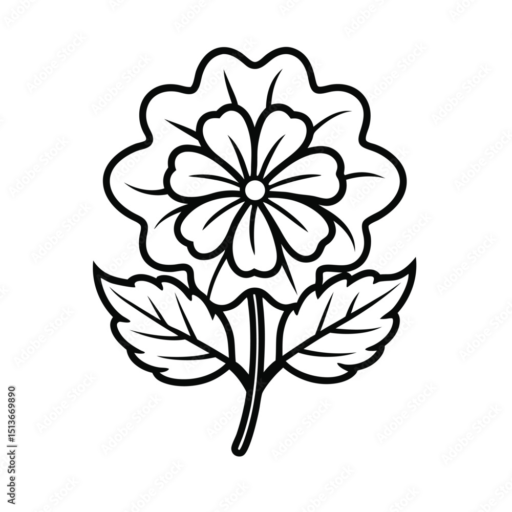 Fototapeta premium abstract flower vector illustration