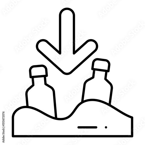 Reduce line icon