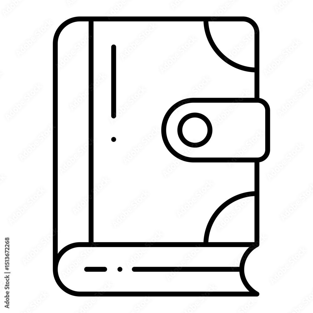 Old Book line icon Old Book line icon