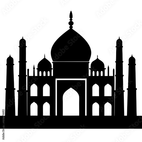vector illustration of a mosque  
