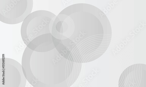 Minimalist abstract background with overlapping translucent gray circles and subtle line accents on a light gradient backdrop. Ideal for modern design, presentations, or tech interfaces.