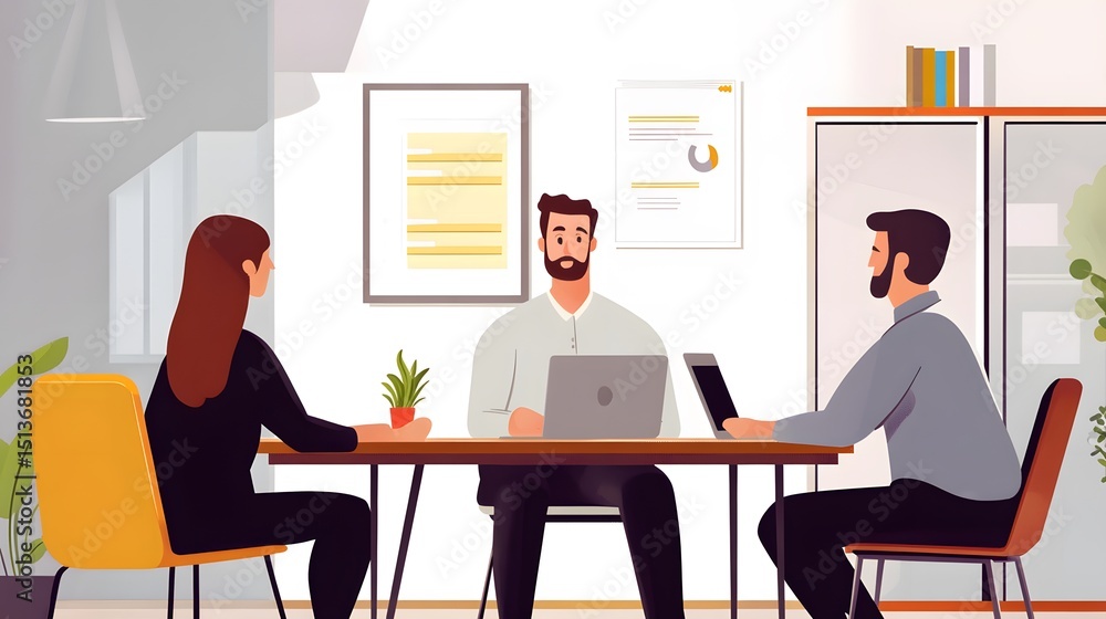 legal advisor explaining startup IP protection, meeting in clean workspace, legal advisor explaining startup IP protection, meeting in clean workspace,
