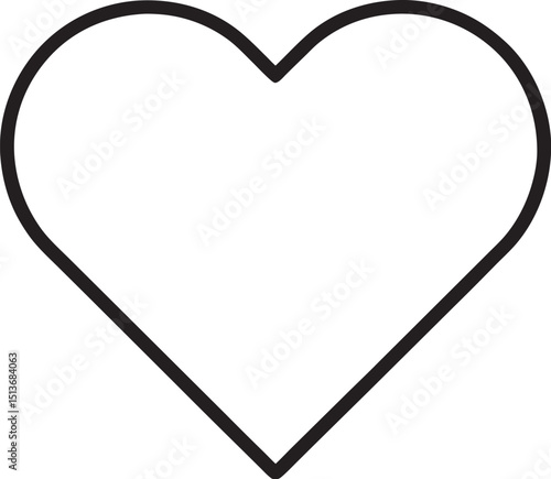 Heart Icon – Cardiology and Health Symbol Vector