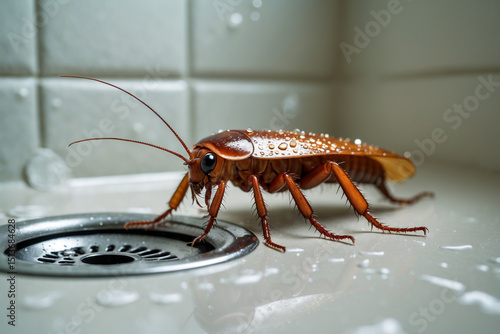 Insect Pest Control - Cockroach in a House