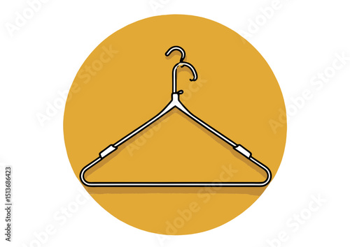 Versatile Metal Clothes Hanger Durable, Space-Saving Design for Efficient Closet Organization