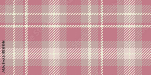 Classic plaid pattern in muted beige, light pink, and olive green, perfect for textiles and backgrounds.