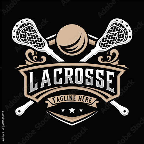 lacrosse  logo design. perfect for lacrosse sports logos