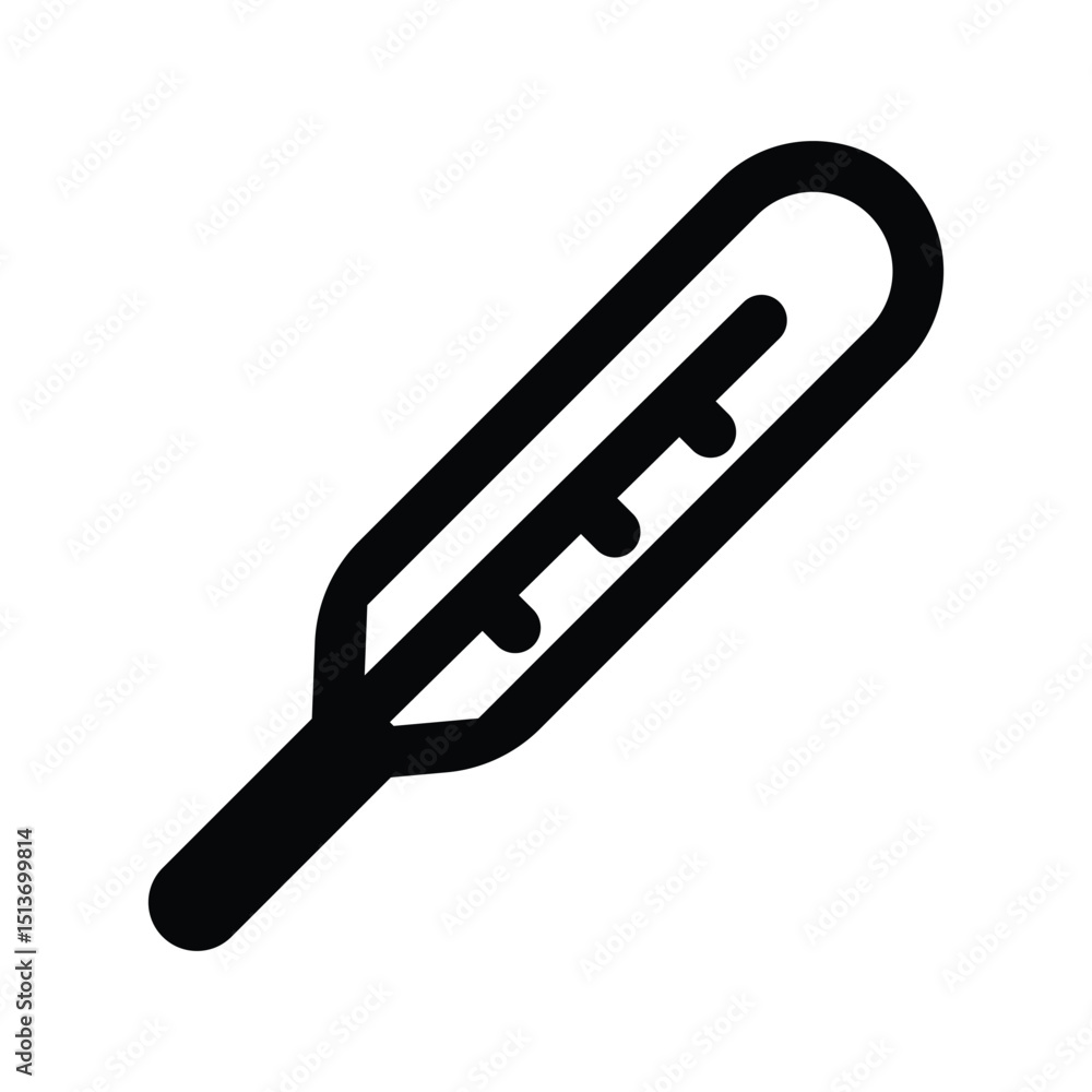 Fototapeta premium thermometer temperature icon sign vector