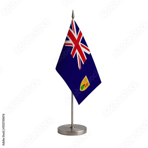Turks and Caicos Table Flag